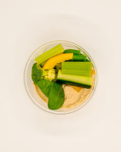 Hummus ja vihanneksia (10kpl)