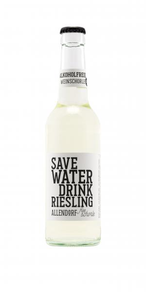 Weinschorle Save Water Drink Riesling, kupliva, alkoholiton 0,33l